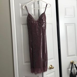 Vinyl/latex dress